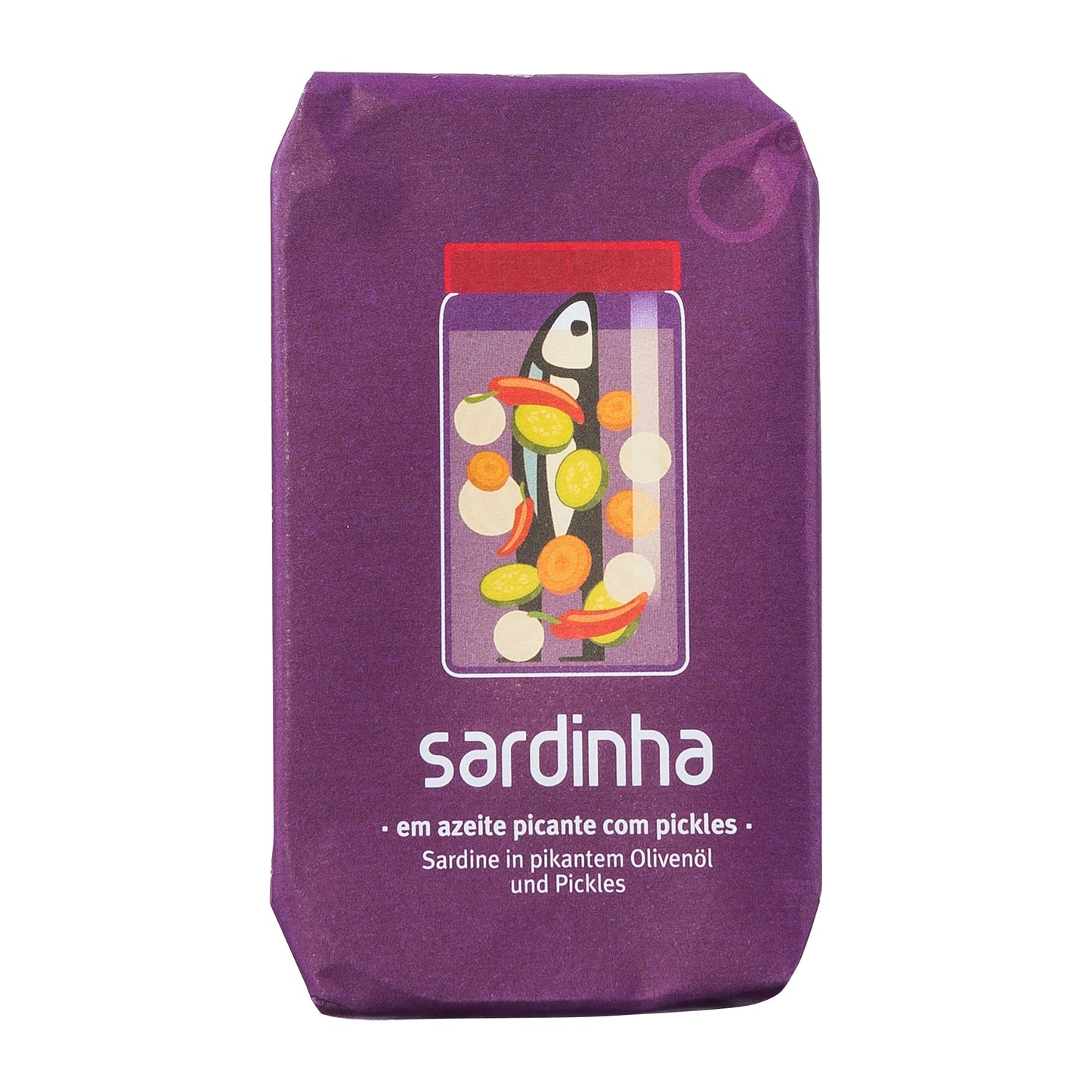 Sardinha Ölsardinen mit Mixed Pickles