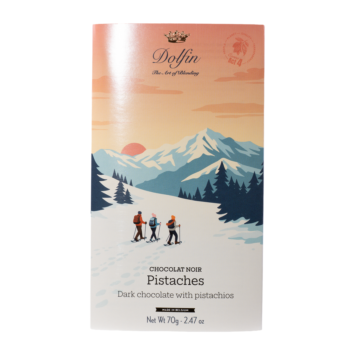Zartbitterschokolade mit Pistazien von Dolfin