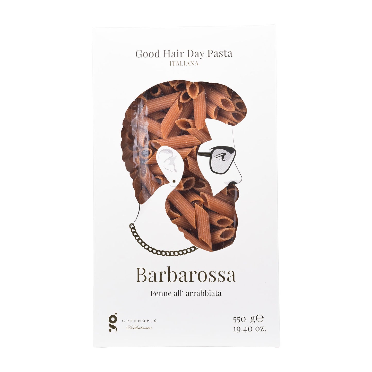 Good Hair Day Pasta Barbarossa Penne all' arrabbiata