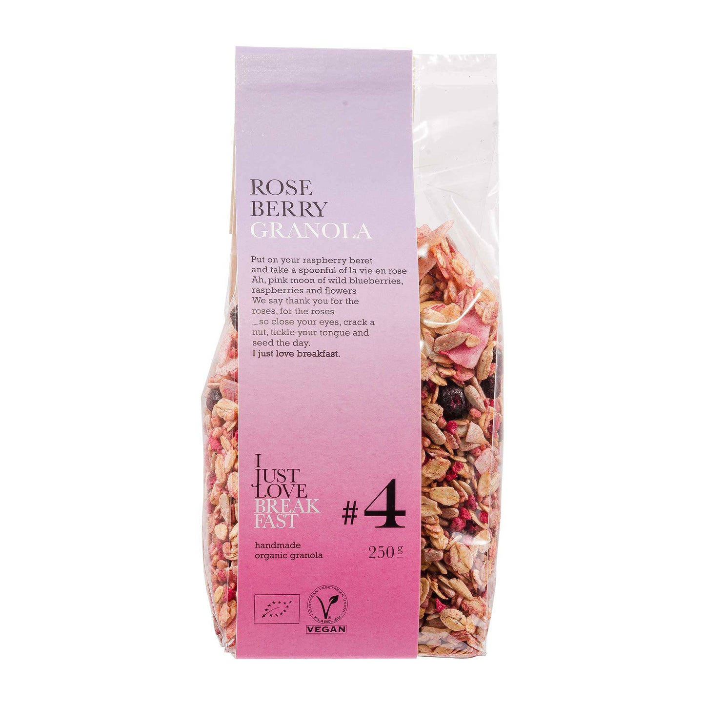 I just love breakfast #4 Granola Rose Berry