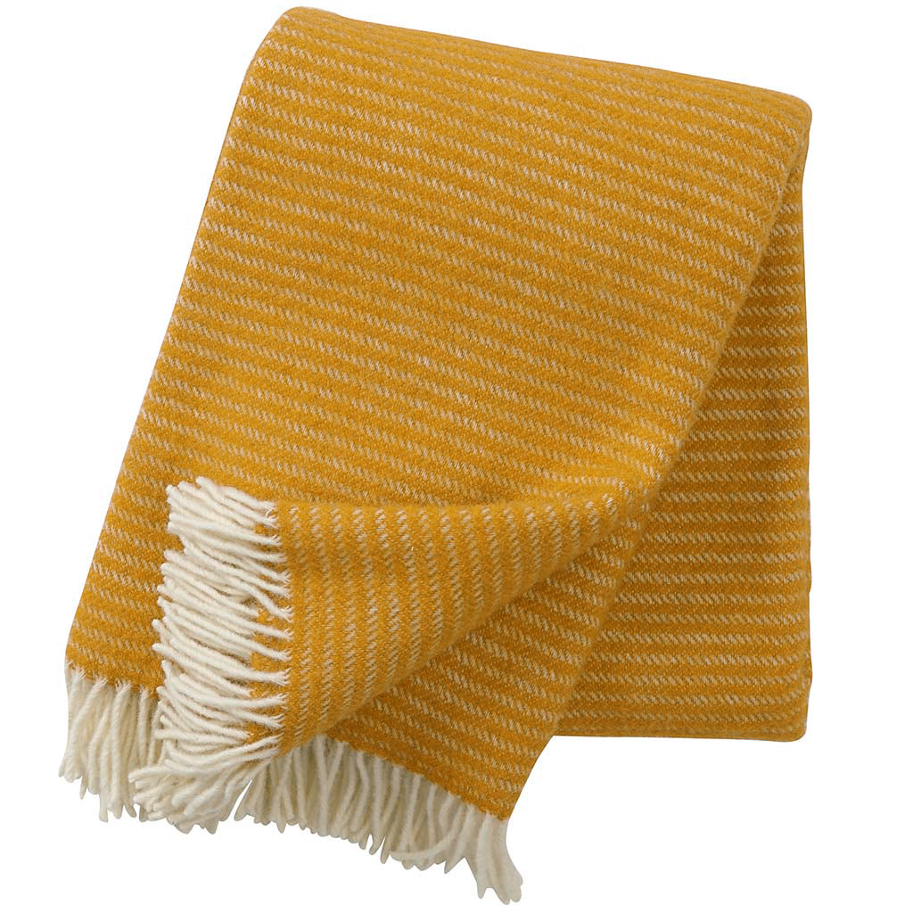Klippan Wolldecke Ralph mustard