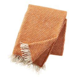 Klippan Wolldecke Knut orange