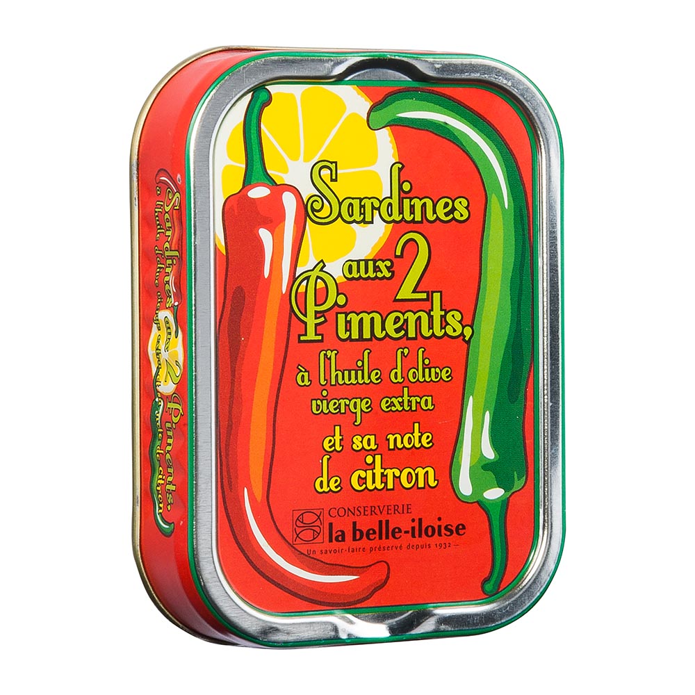 La belle iloise Sardinen mit Chili