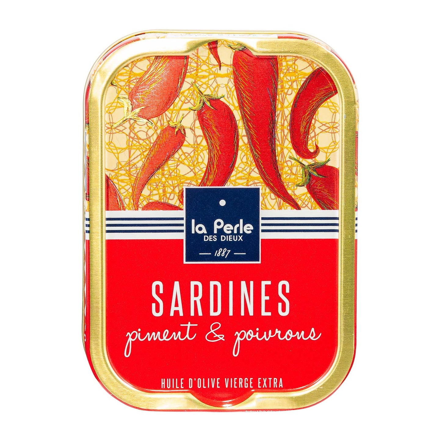 La Perle des Dieux Ölsardinen mit Chili und Paprika
