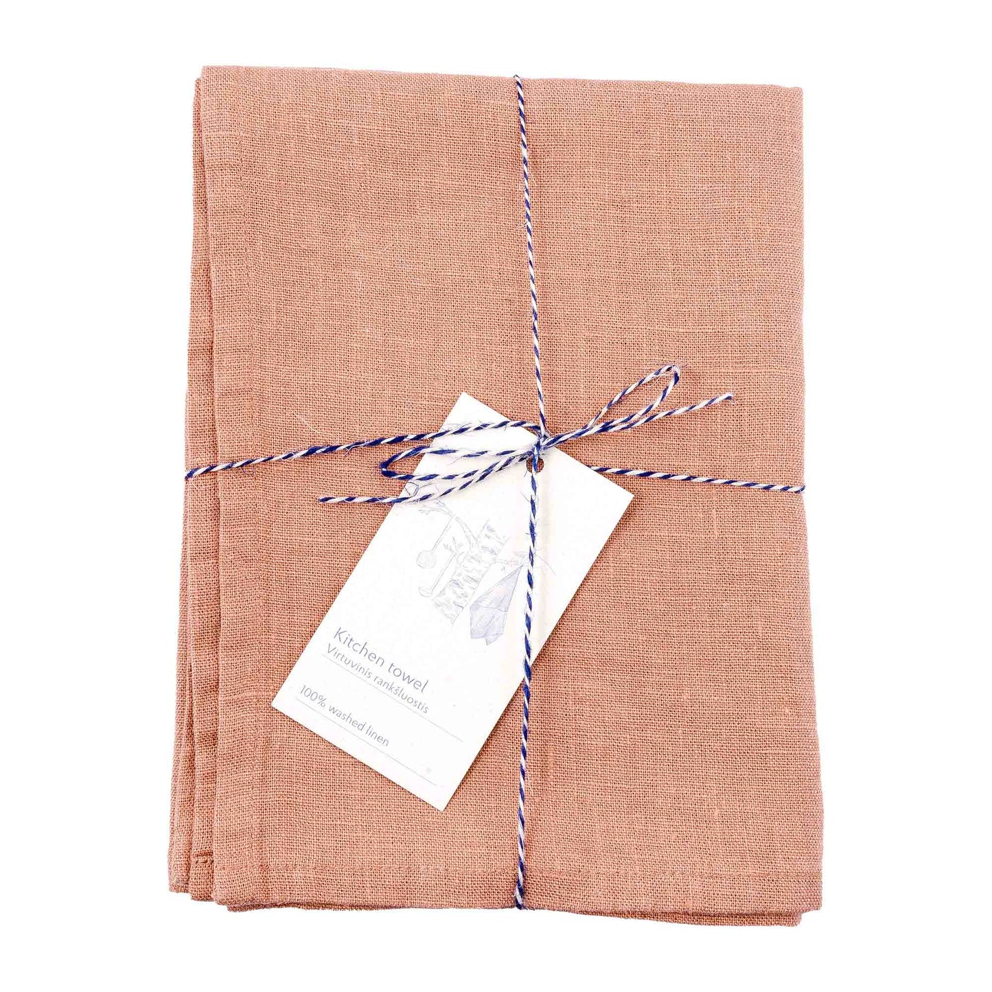 Linen Tales Leinen Geschirrtuch Cafe Creme