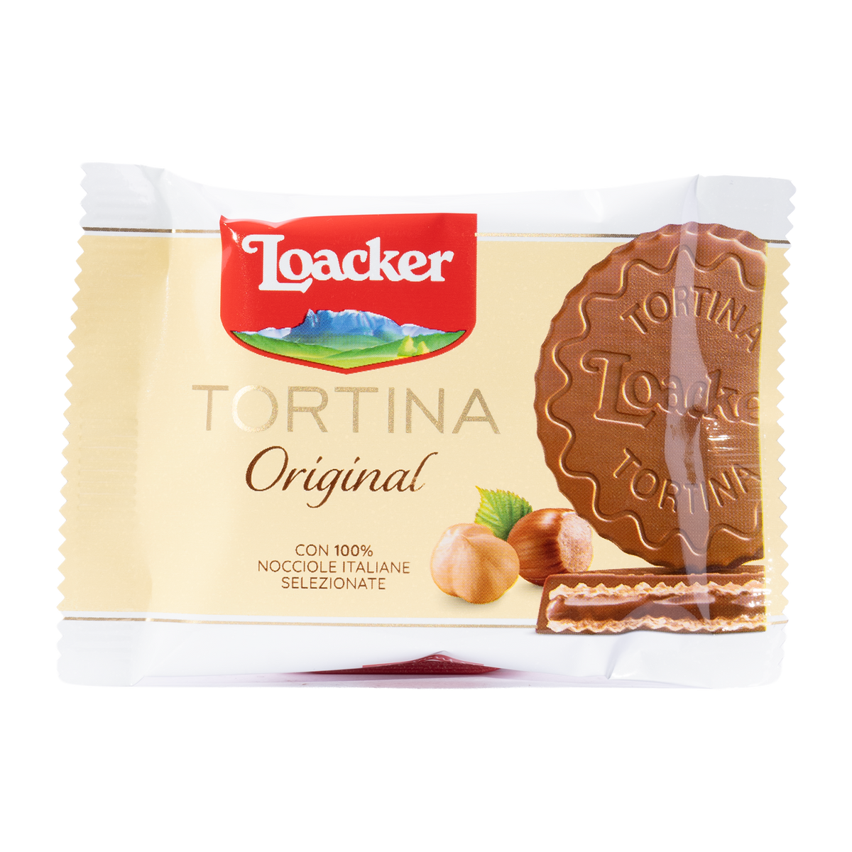 Tortina Original von Loacker mit Haselnusscreme