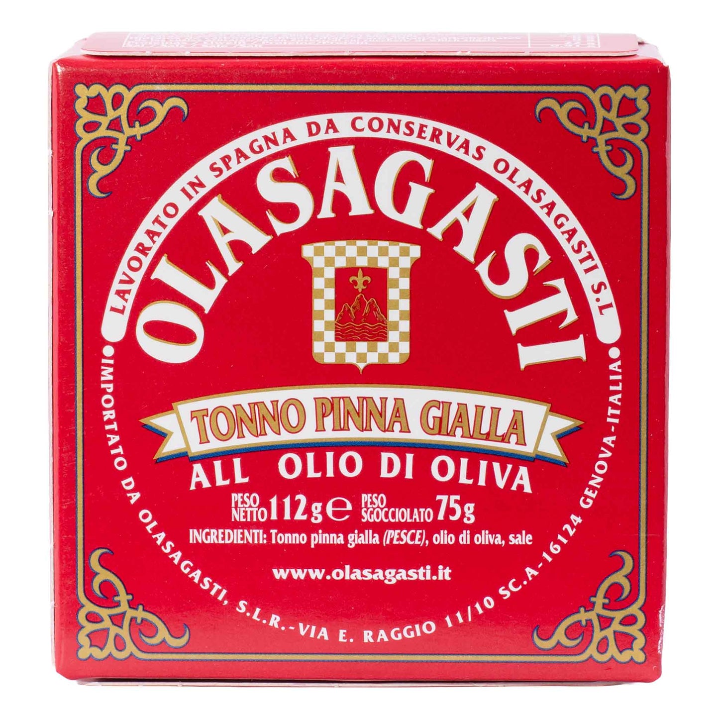 Olasagasti Atún Claro Gelbflossen-Thunfisch in Olivenöl 112g