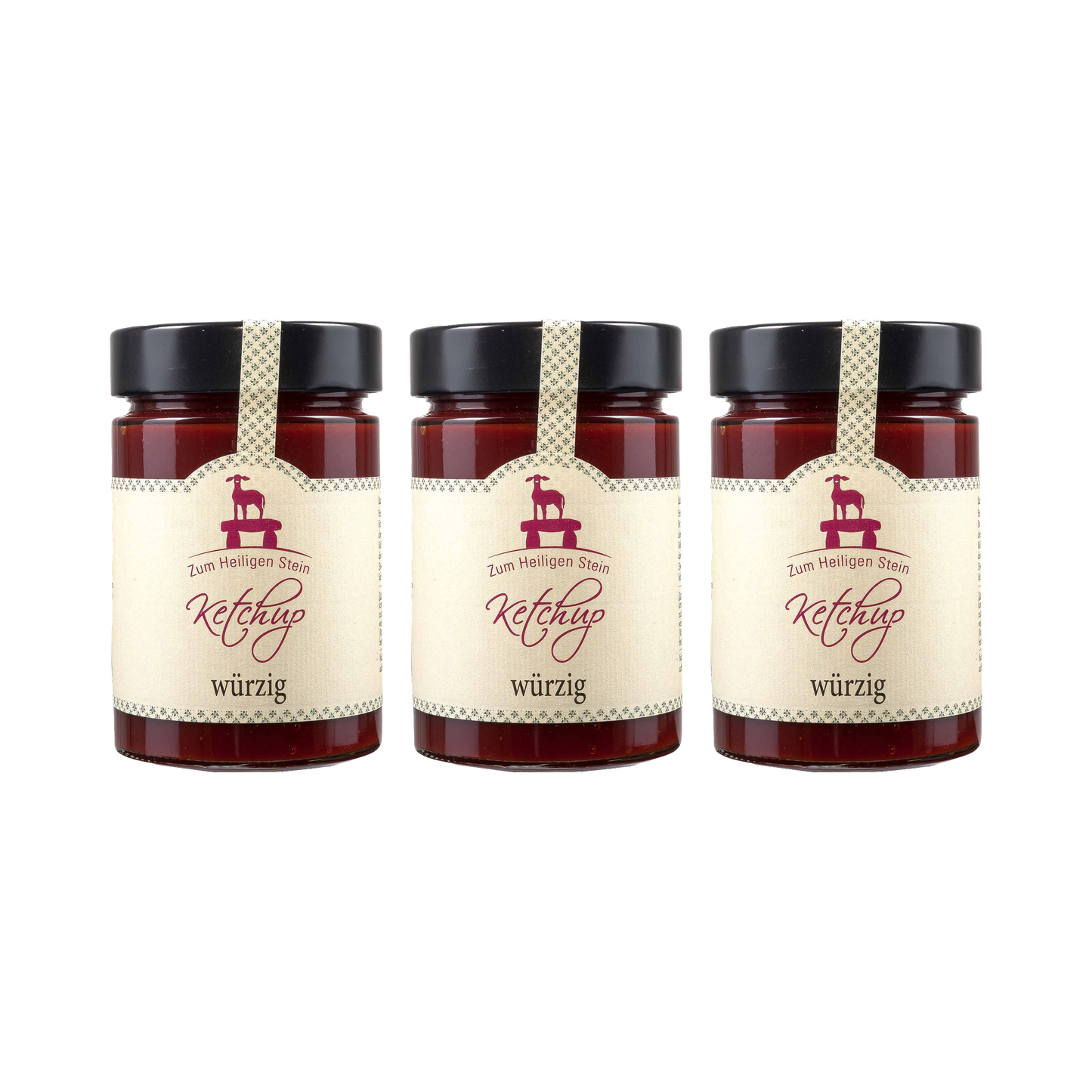 Zum heiligen Stein — Ketchup würzig — 3× 400 g