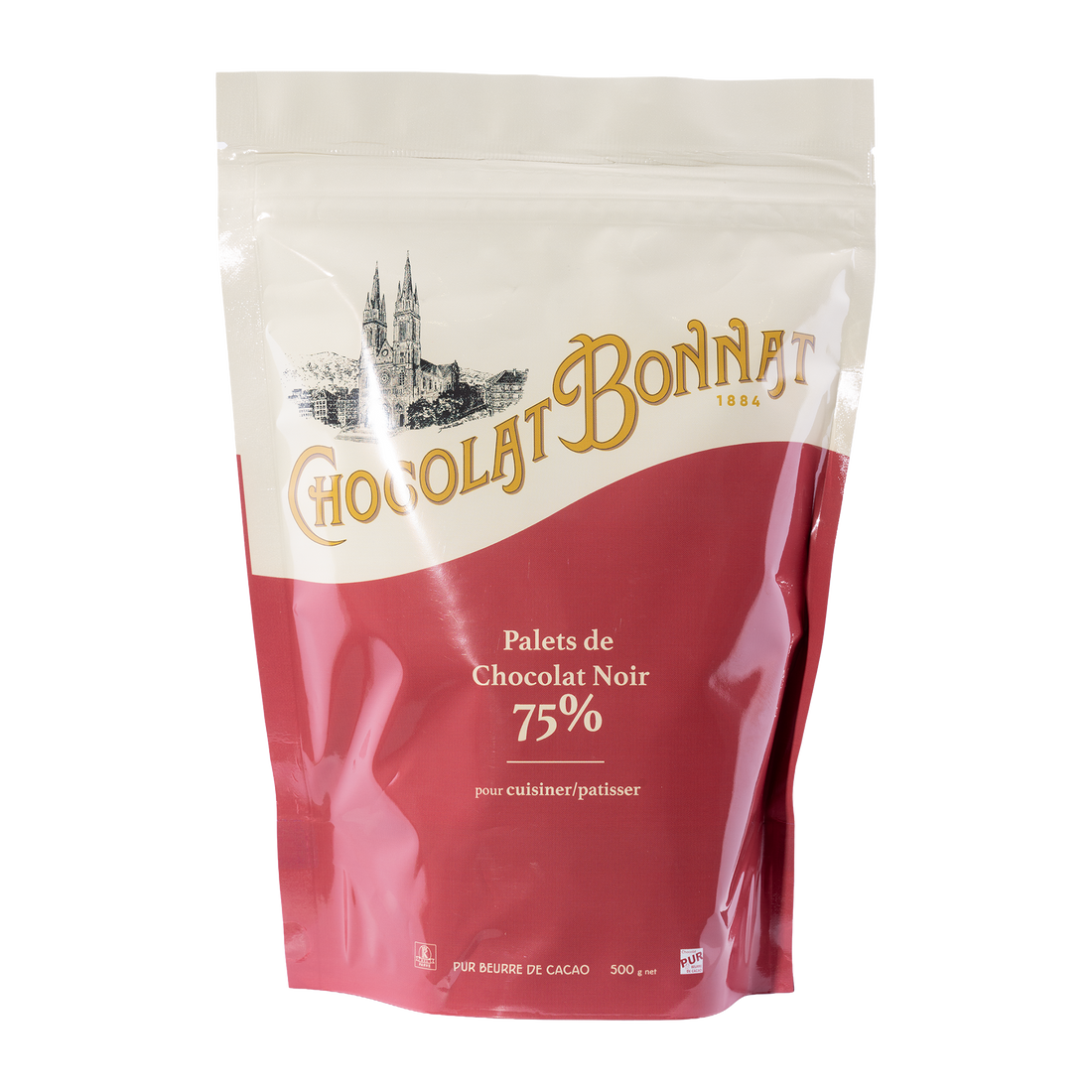 Beutel Kuvertüre 75 % von Chocolat Bonnat