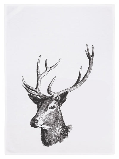 Dish towel – deer – anthracite