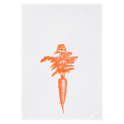 Geschirrtuch – Karotte – neon-orange