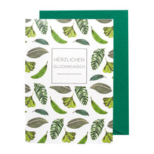 Grußkarte Herzlichen Glückwunsch – Botanic Bliss