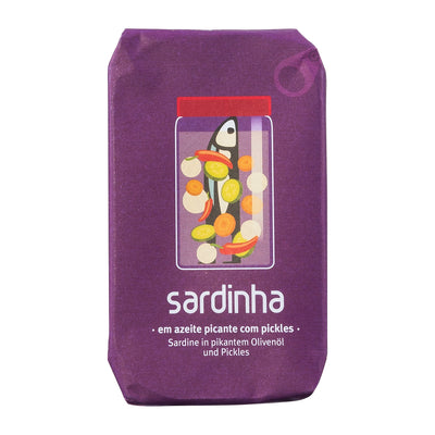 Ölsardinen mit Mixed Pickles