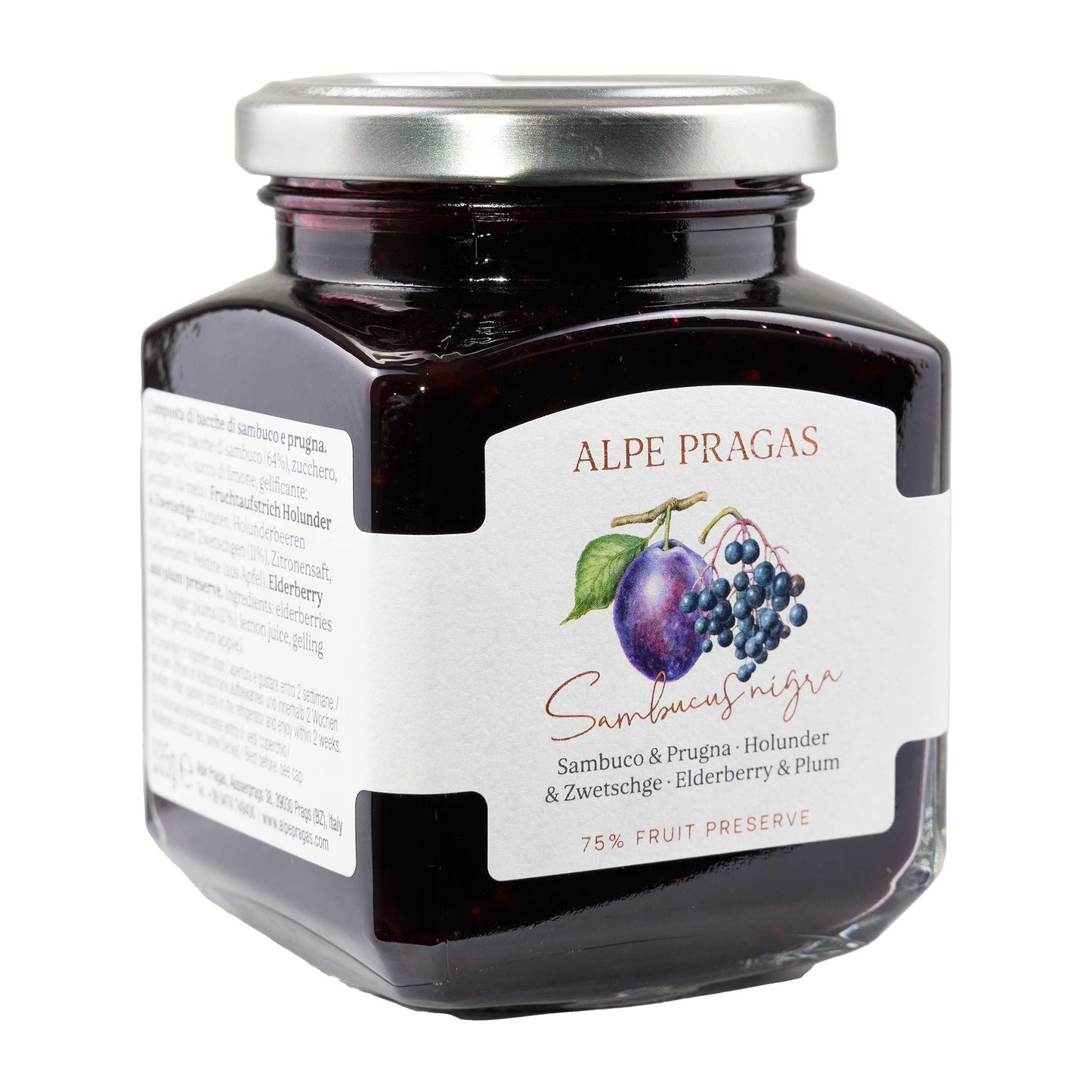 Alpe Pragas  Holunder Zwetschge Fruchtaufstrich