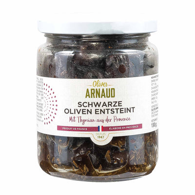 black olives – pitted