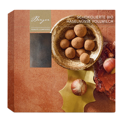 Organic Hazelnuts in Milk Chocolate