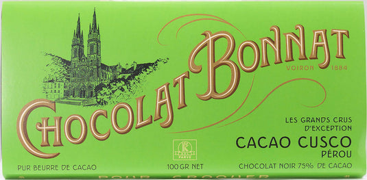 Bonnat Schokolade Cacao Cusco 75% Zartbitterschokolade