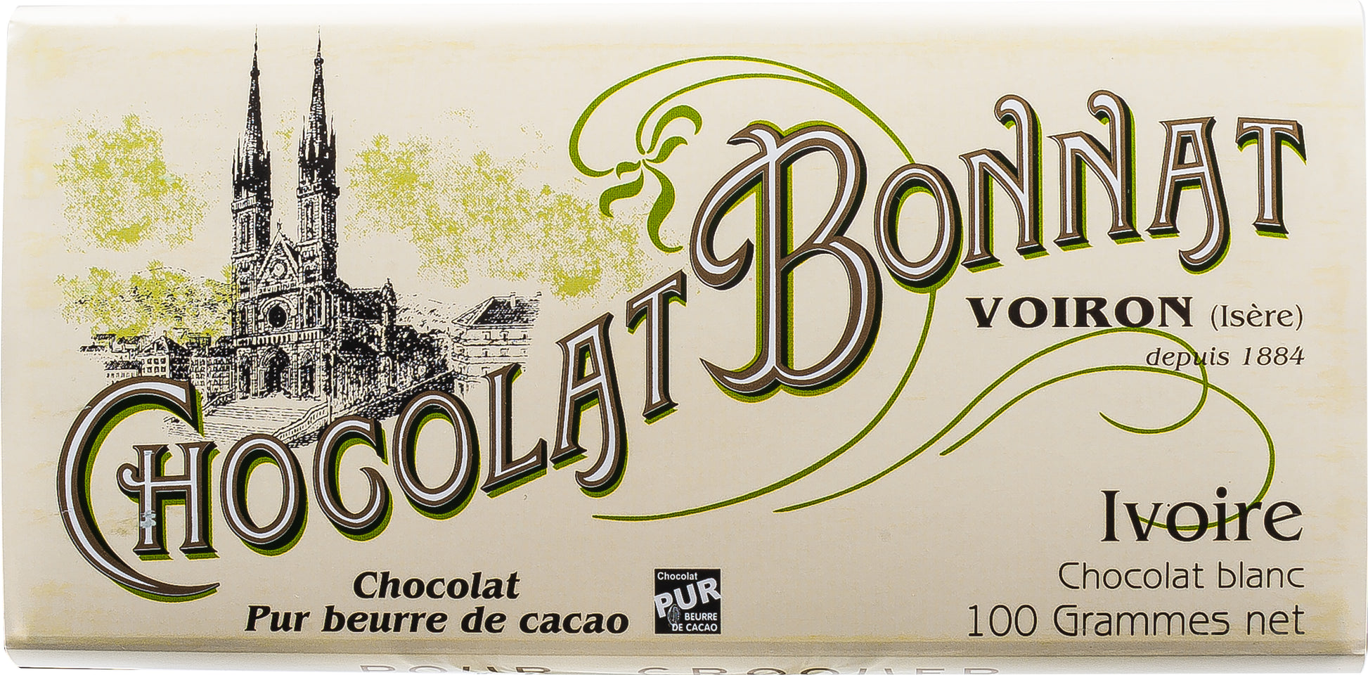 Bonnat weiße Schokolade  Ivoire