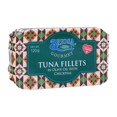 Tuna fillet with chickpeas