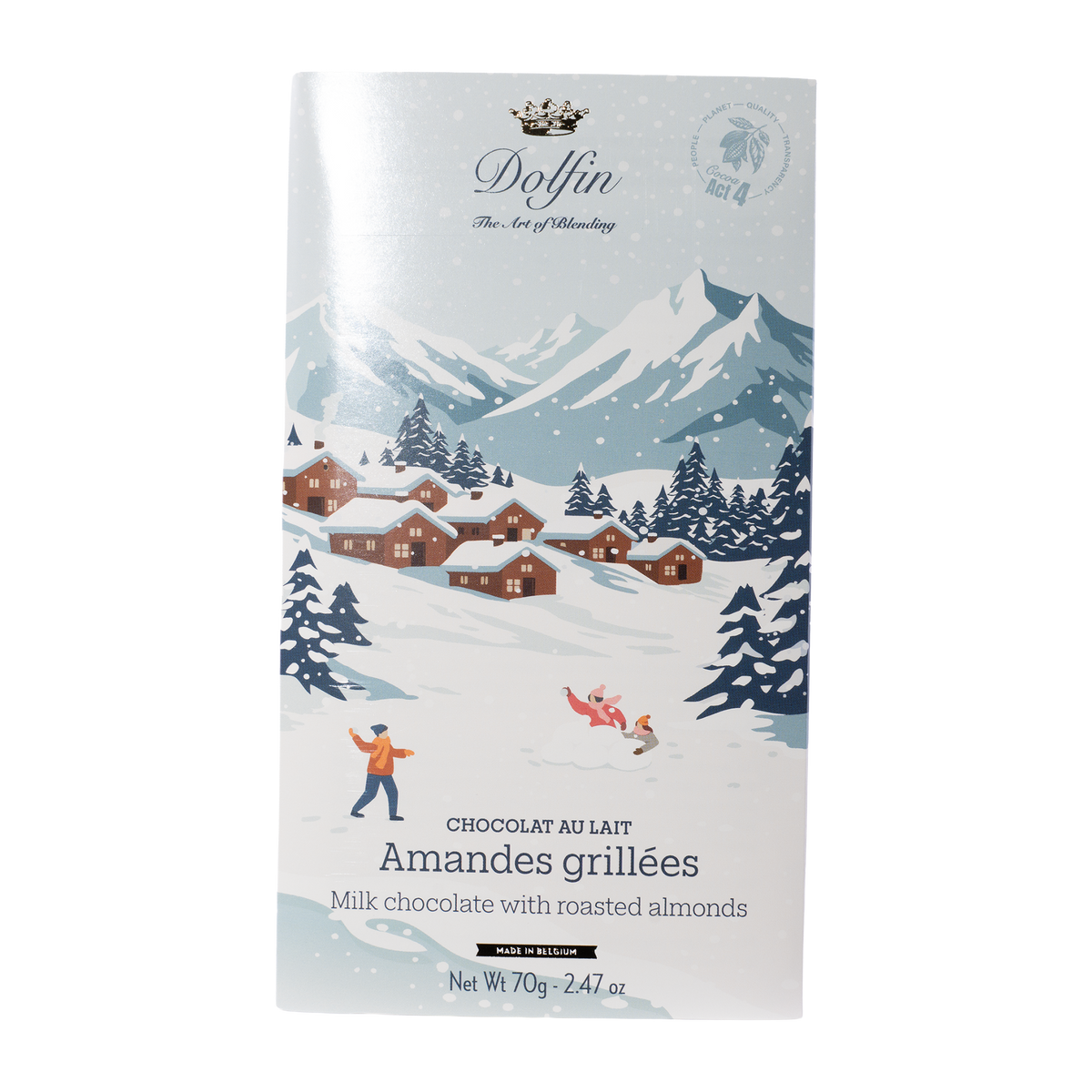 Vollmilchschokolade mit Mandeln von Dolfin