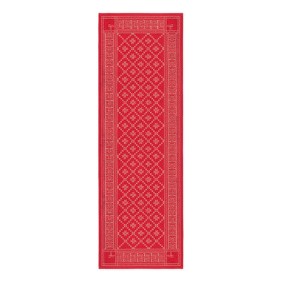 Attebladrose Tischläufer rot – 50x150cm