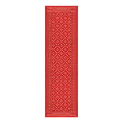 Attebladrose Tischläufer rot – 35x110cm