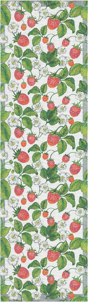 Jordgubbar Tischläufer – 35x120cm