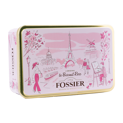 Fossier Biscuit Rose de Reims in der Paris-Metalldose