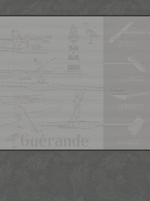 Geschirrtuch  Marais Salants  Grau
