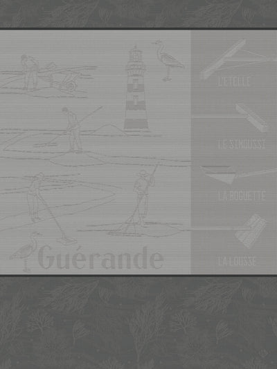 Geschirrtuch – Marais Salants – grau