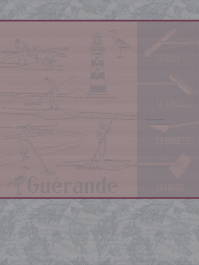 Geschirrtuch – Marais Salants – rosé