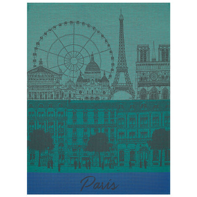 Geschirrtuch – Paris Panorama – jardin