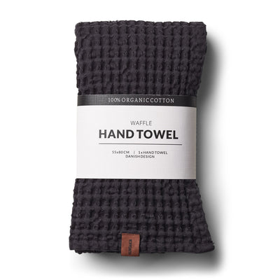 Waffelhandtuch coal