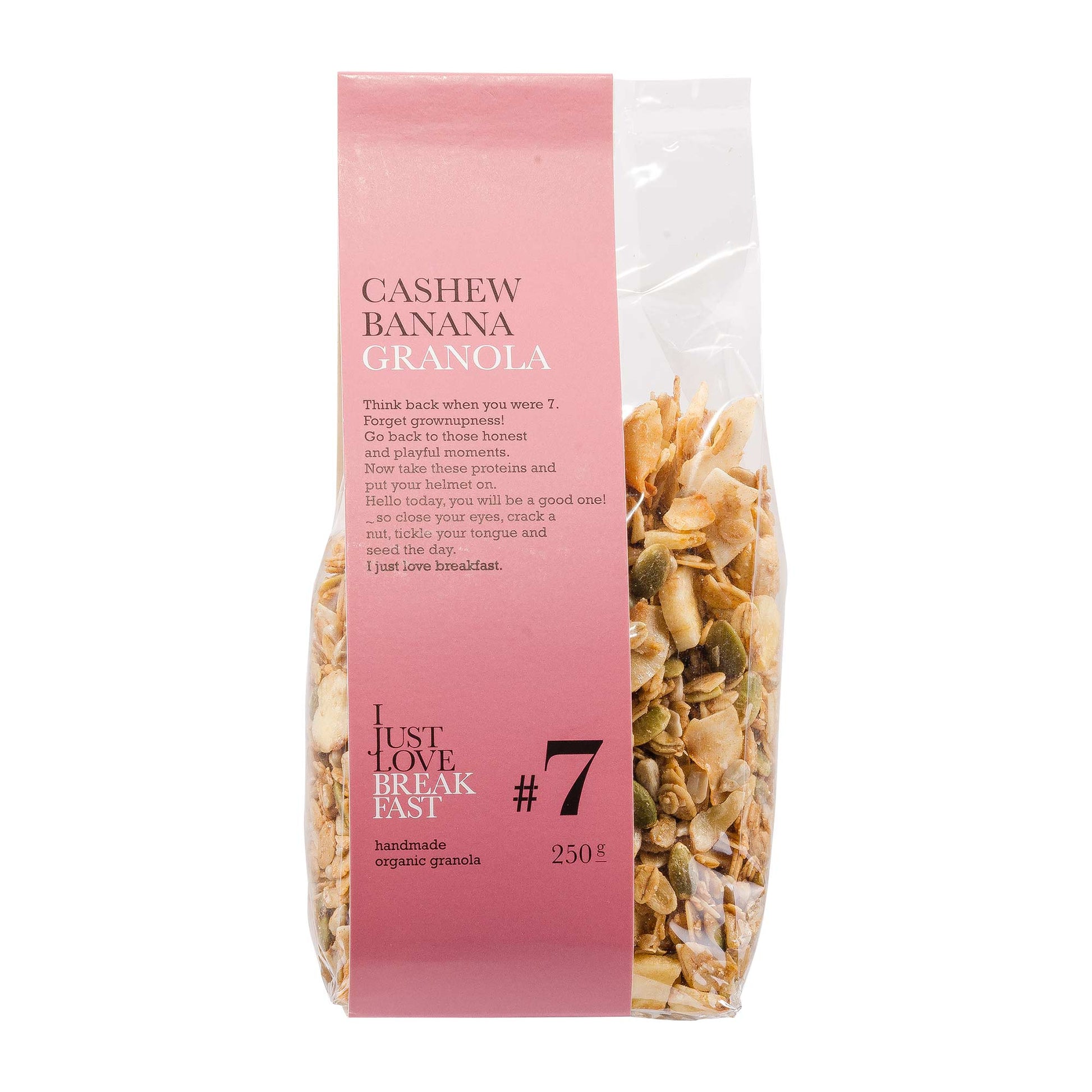 I just love breakfast  #7 Granola Cashew Banana