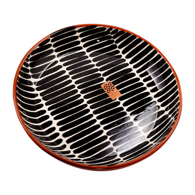 Keramikschale groß – dash black