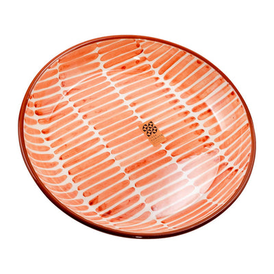 Keramikschale groß – dash terracotta