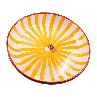 Keramikschale groß – ray tangerine