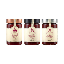 Ketchup-Probierset 3 × 400 g — mild, würzig, scharf, Zum heiligen Stein