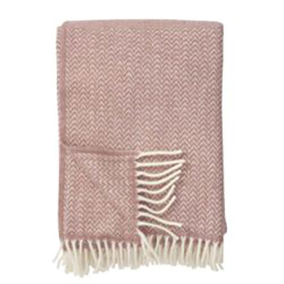 Wolldecke Chevron – nude