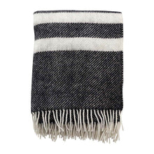 Klippan  Wolldecke Gotland Stripe  black