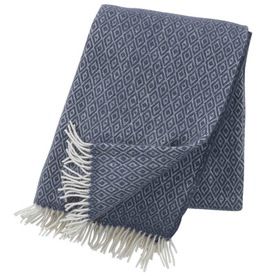 Wolldecke Stella – smokey blue