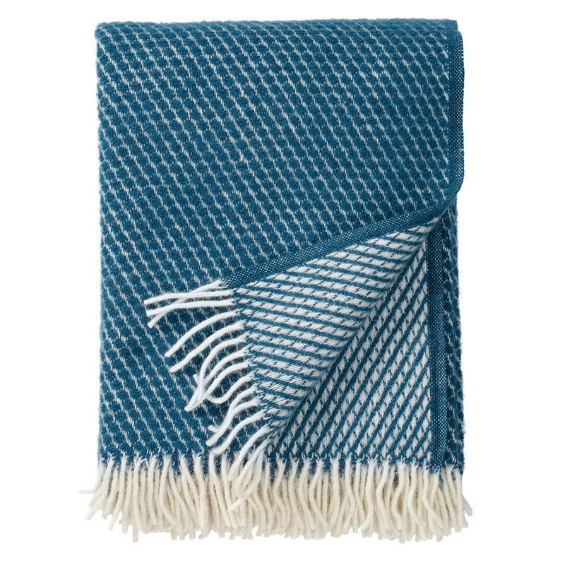 Klippan  Wolldecke Velvet  petrol