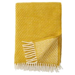 Wool blanket Velvet – saffron