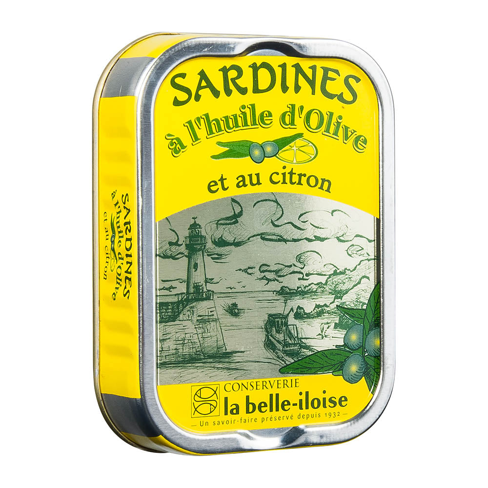 La belle iloise  Ölsardinen mit Zitrone