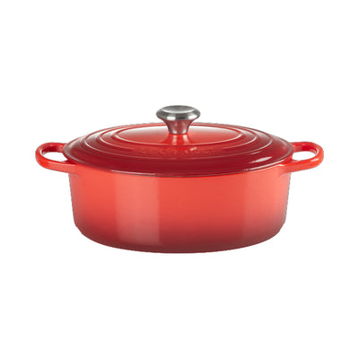 Bräter Oval – 33cm Kirschrot
