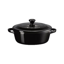 Le Creuset  Mini Cocotte oval  Schwarz