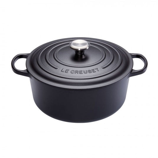 Le Creuset Bräter Signature 26cm Schwarz
