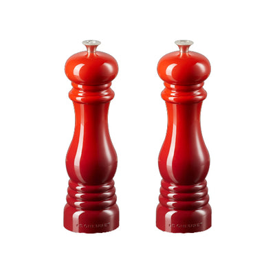 Salt and Pepper Mill Set 21cm – Cherry Red