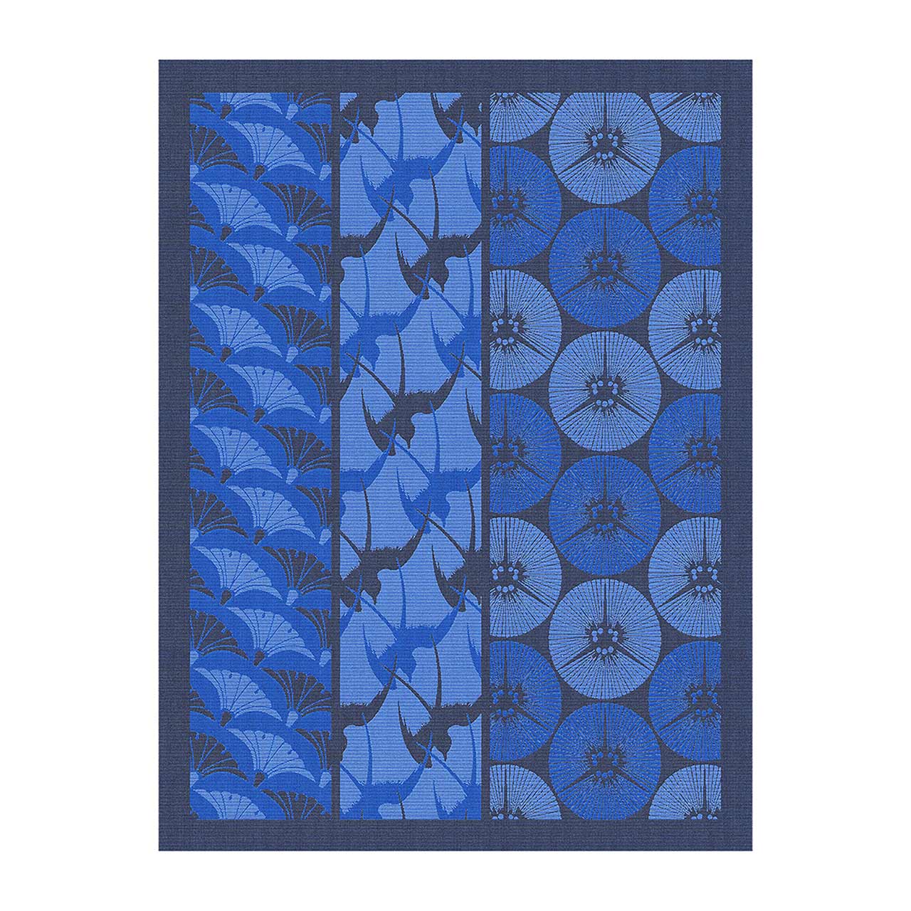 Le Jacquard francais  Geschirrtuch Yukata  indigo