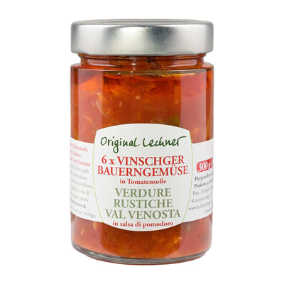 Vinschger Bauerngemüse in Tomatensoße